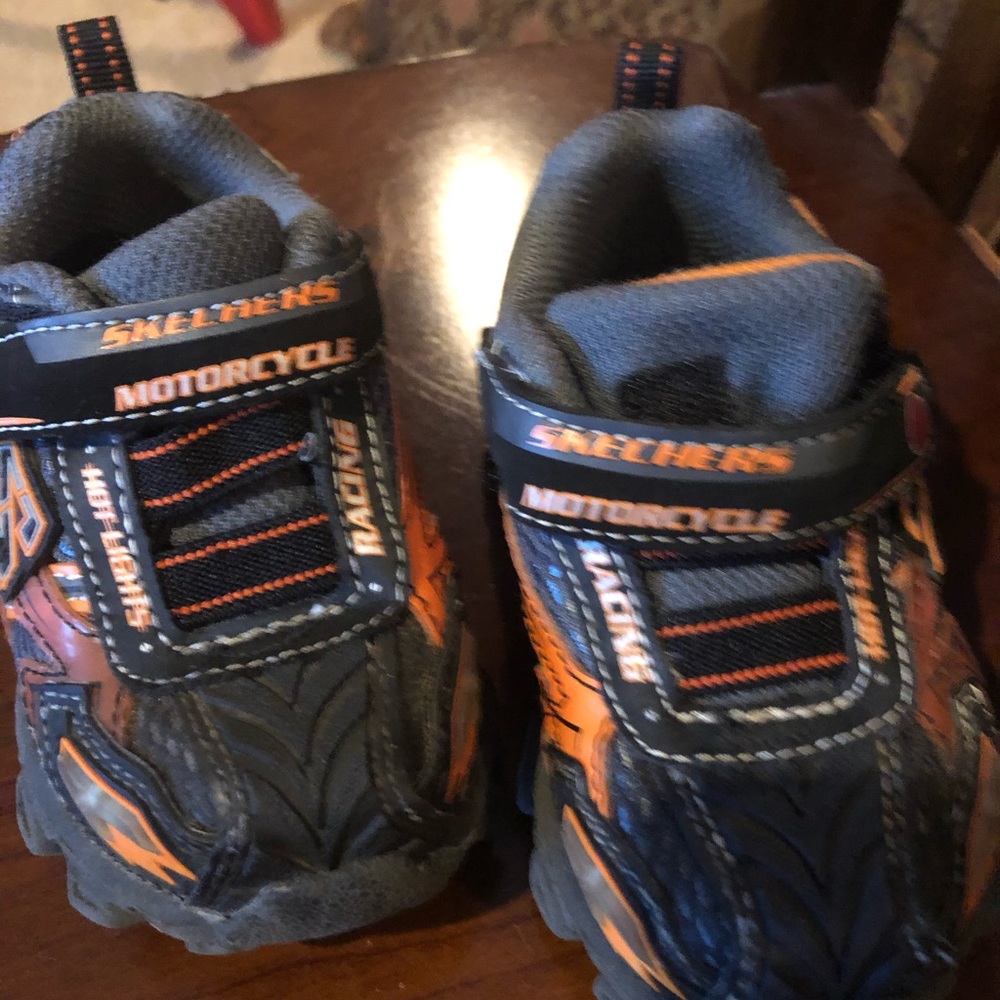 Toddler light up sketcher sneakers